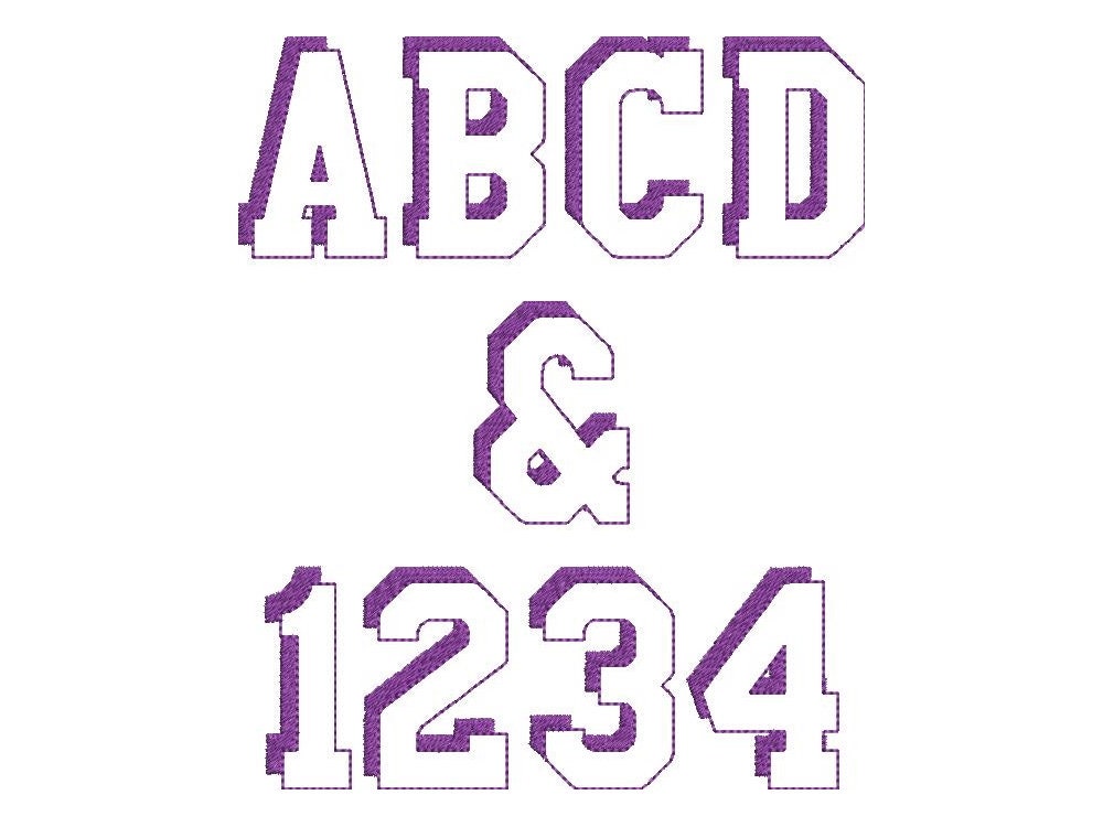 Sport Block Shadow Light Font