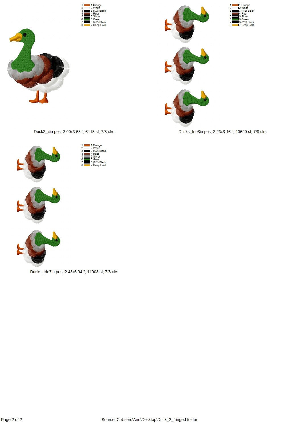 Fringed Duck Farm Bird