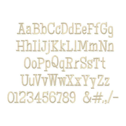 Rope Stitch Font