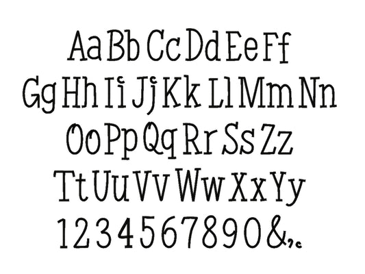 Satin Stitch Chalk Kids Font