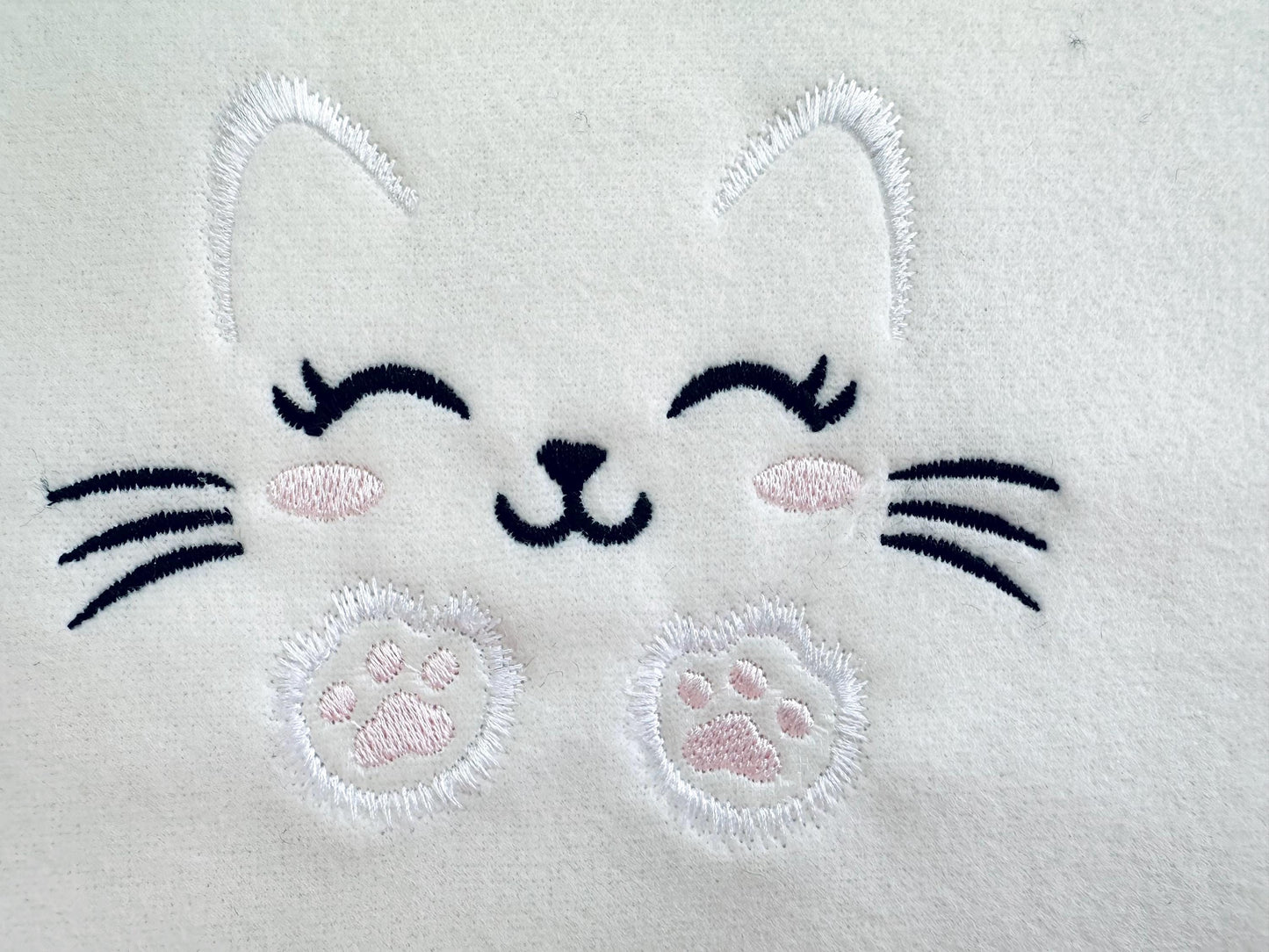 Adorable Kitty Face Fluffy Paws