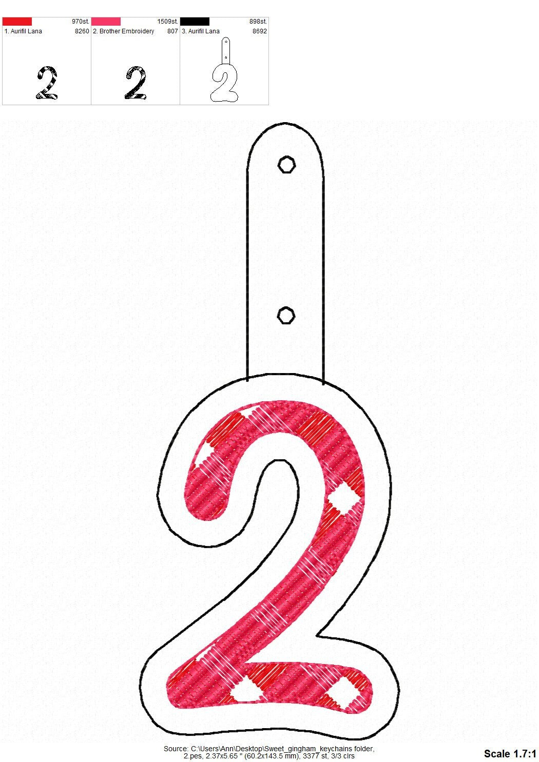 Big Candy Keychain