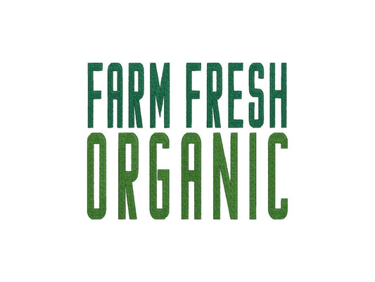 Extra Narrow Block Font Fill Stitch