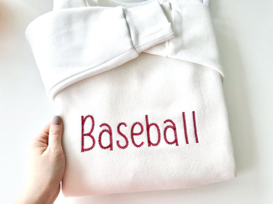 Baseball Stitch Softball Sports Font
