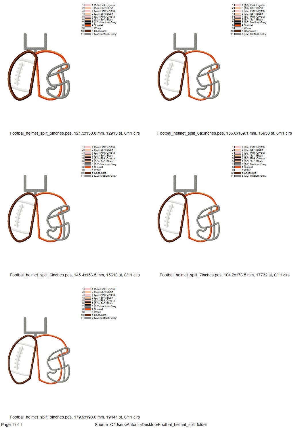 Sports Football And Helmet
