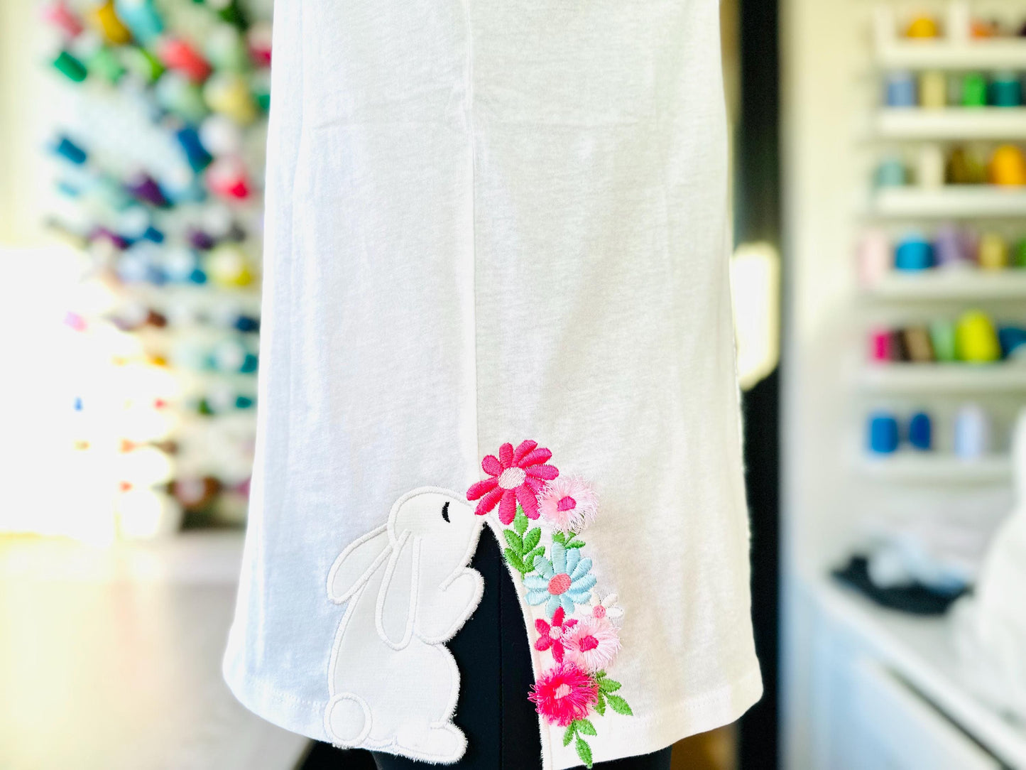 Little Easter Bunny Fringed Flower