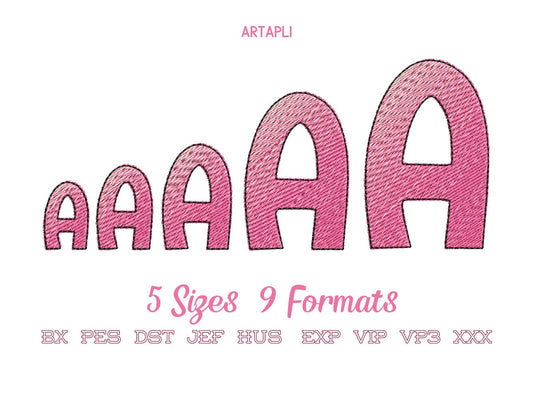 Iridscent 2-Color Ombre Gradient Font