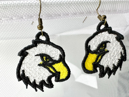 American Bald Eagle Earrings Charm