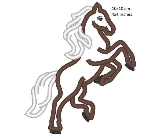 Rearing Horse Applique