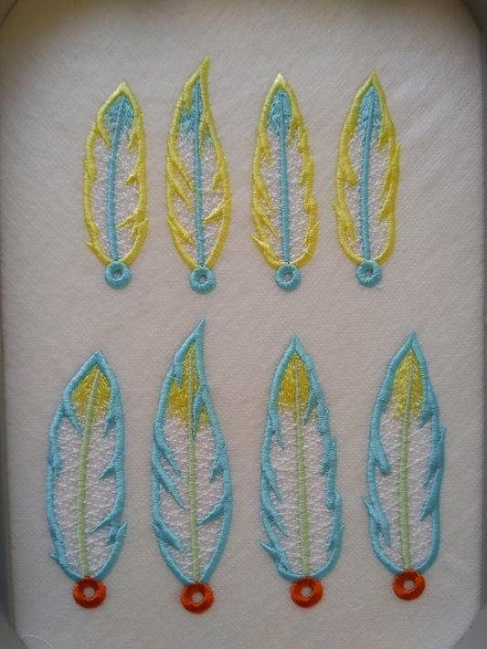 Lace Feather Set of 4 FSL