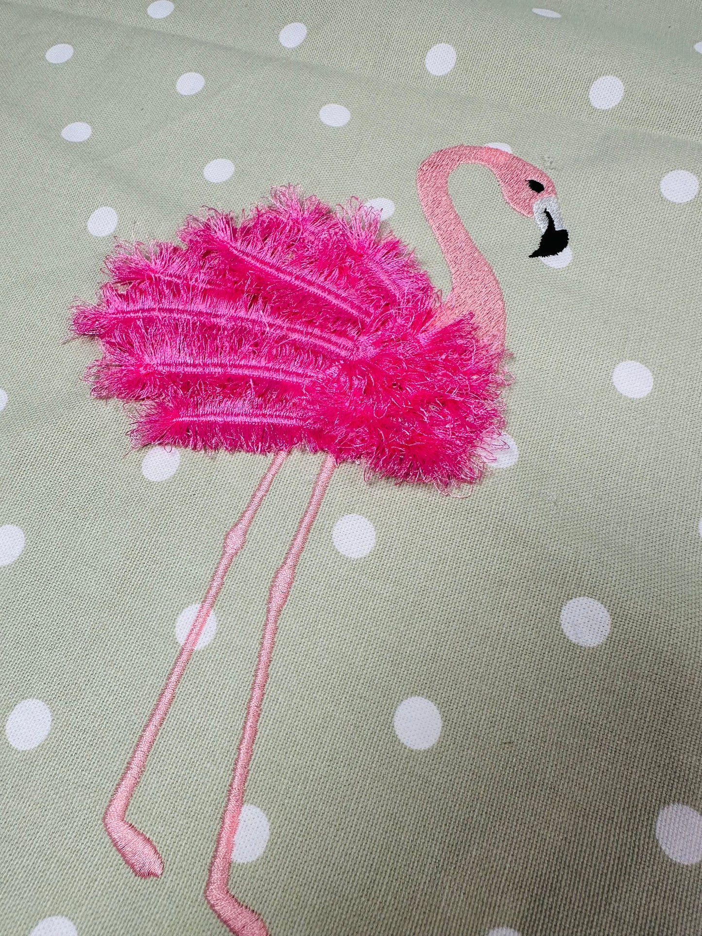 Big Fringed Feather Flamingo