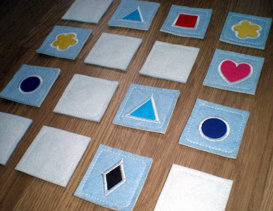 Memory Game Geometric Shapes