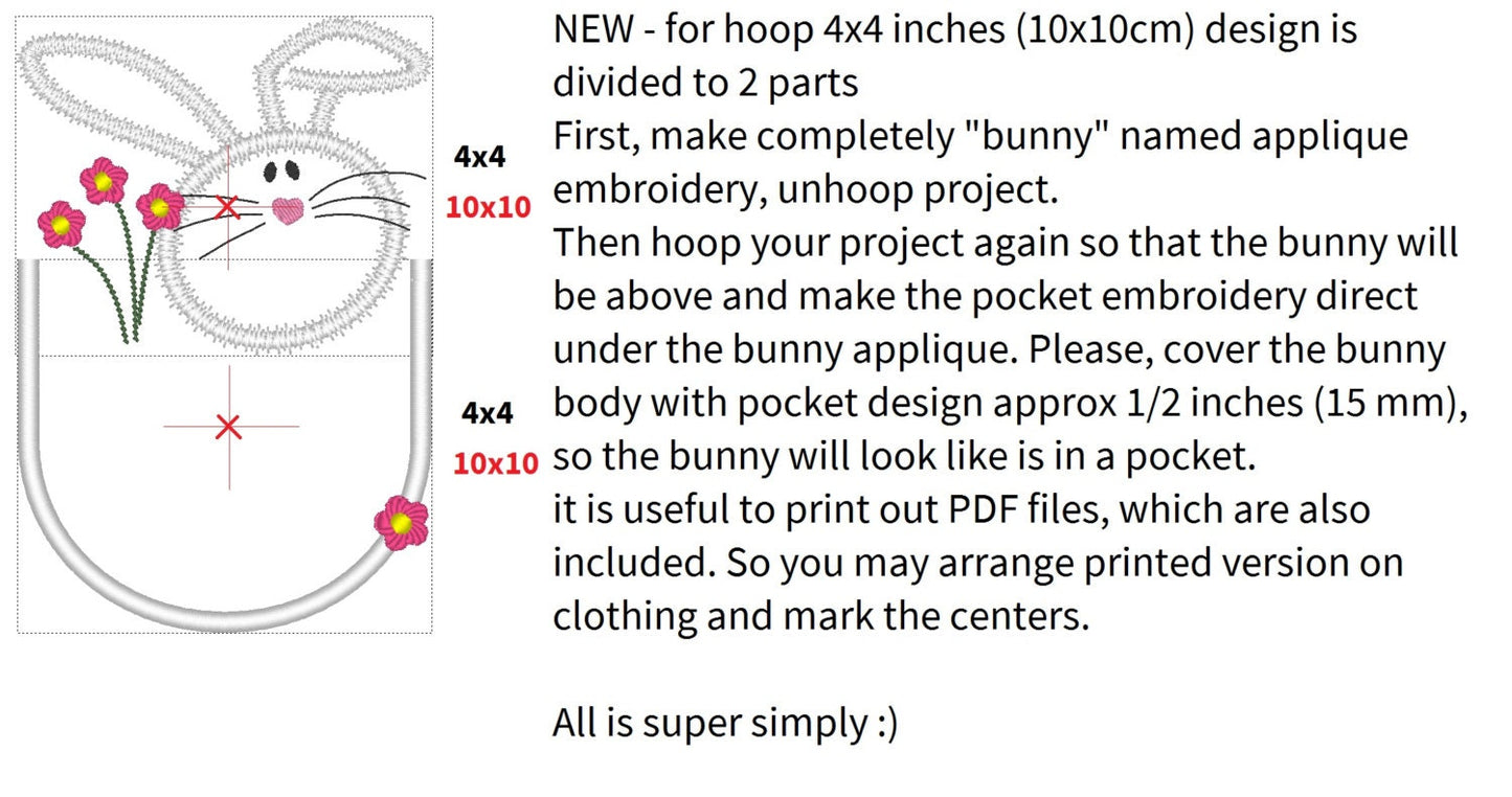 Genuine Pocket Easter Bunny and Chick