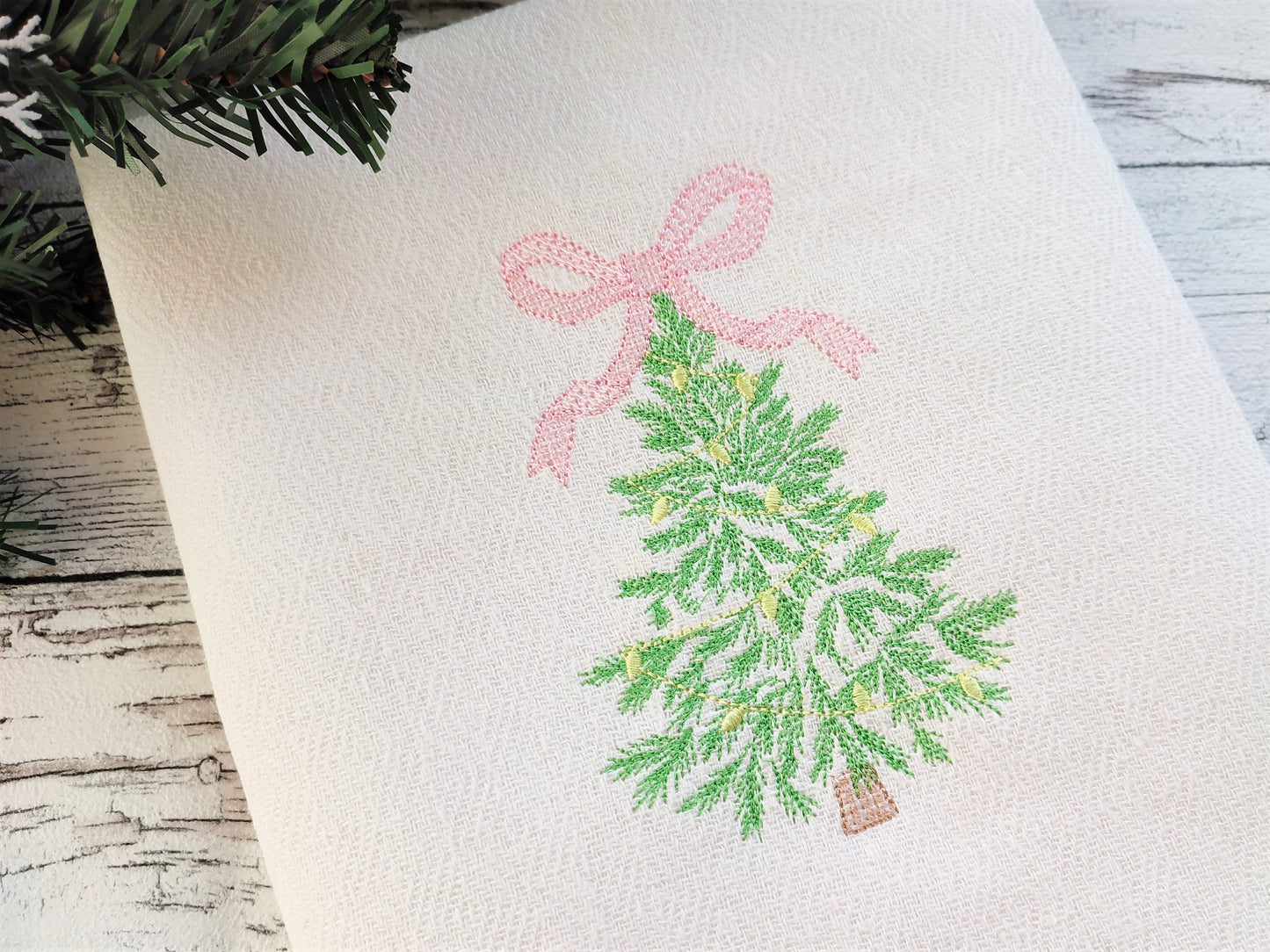 Vintage Baby Bow Christmas Tree