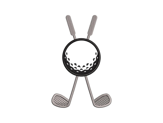 Sports Golf Clubs And Ball