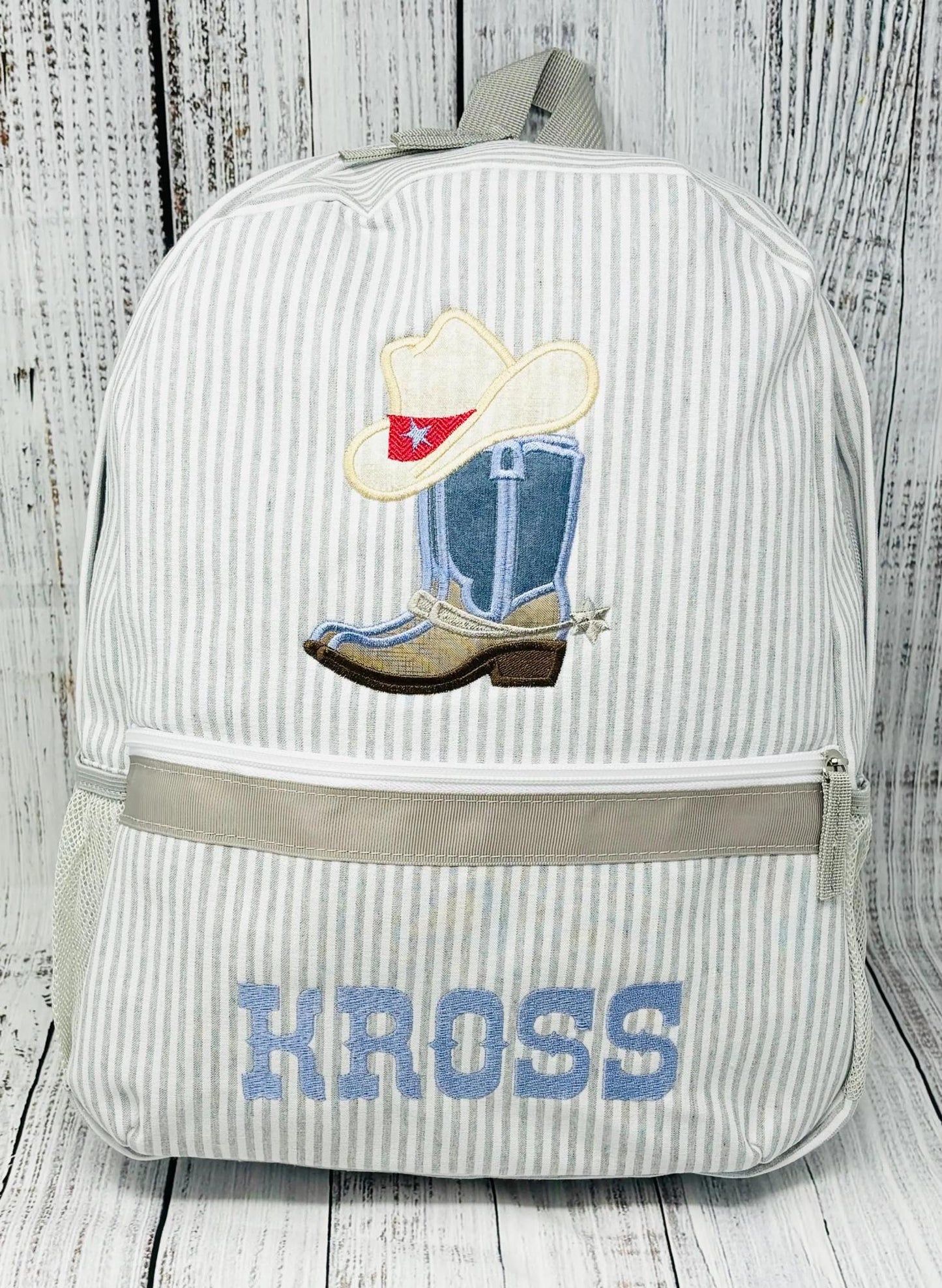 Cowboy Boots and Hat Applique