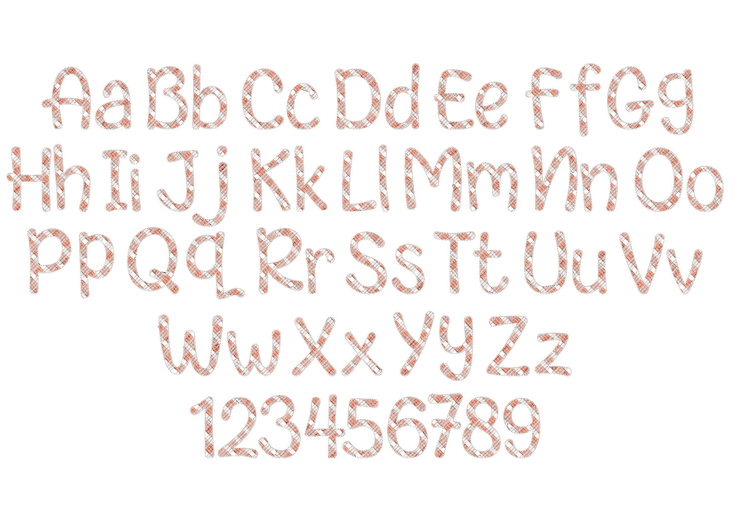 Sweet Gingham Plaid Font