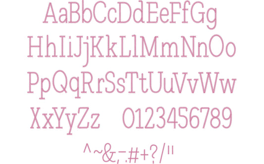 Baseball Stitch Block Varsity Font