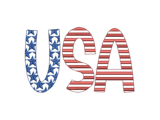 Patriotic Stars And Stripes Kids Font