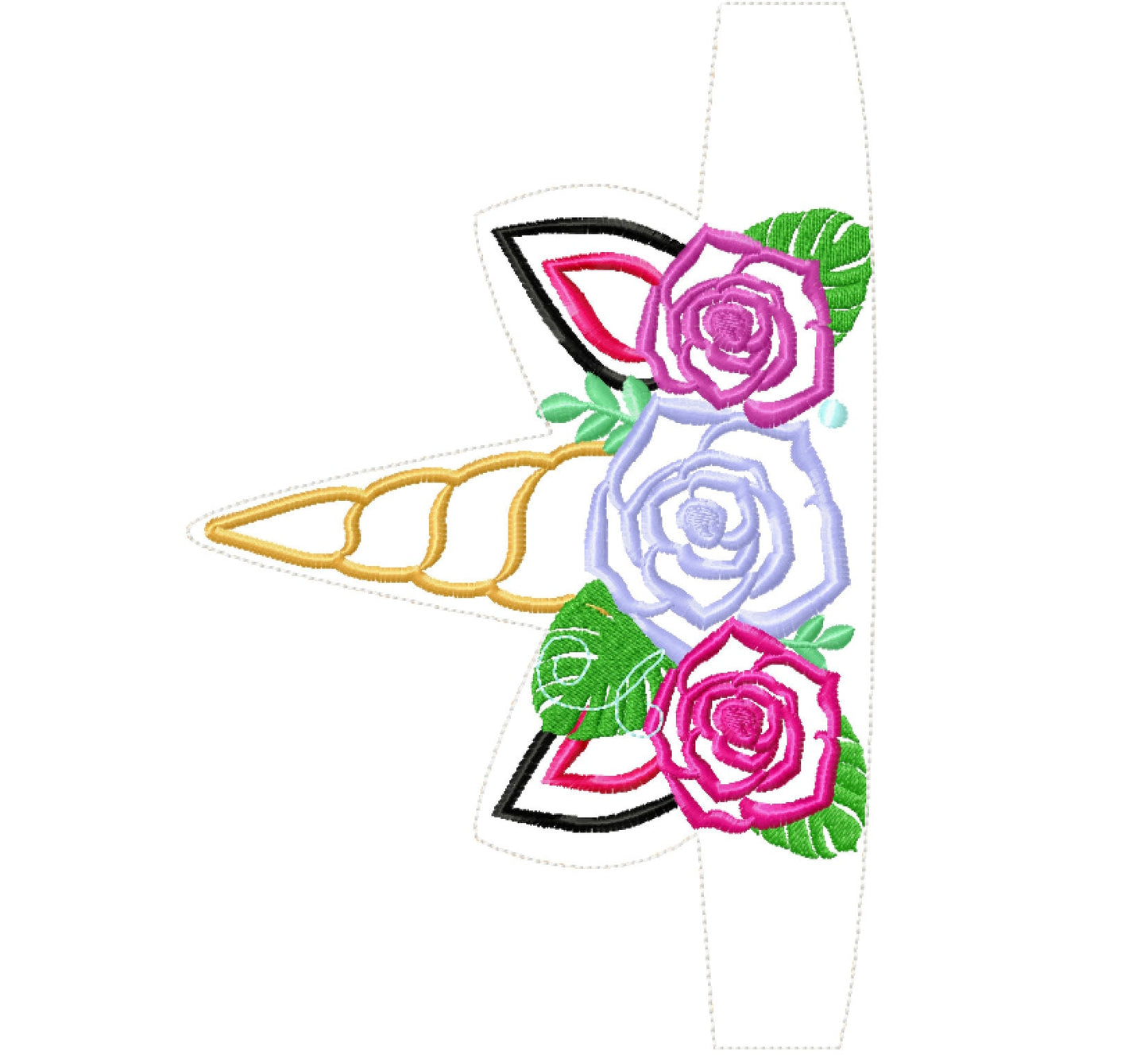 Birthday Unicorn Mask Crown ITH