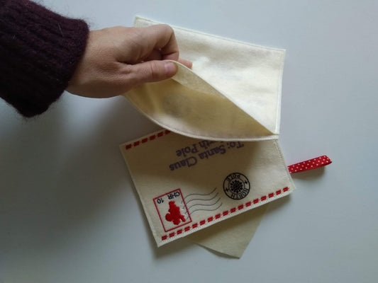 Express Mail Christmas Stamp Envelope ITH