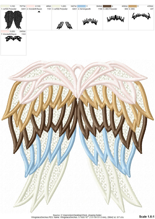 Multicolor Angel Wings FSL