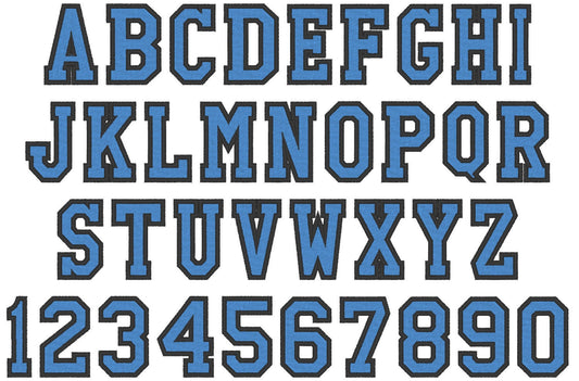 Varsity Collegiate Block Font