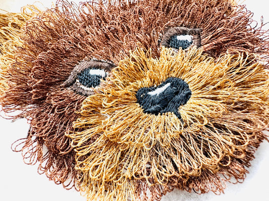 Fringed Little Dog Puppy Face