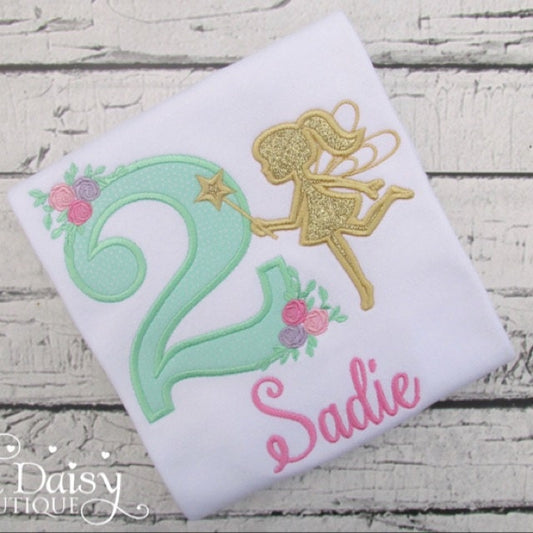 Classic Birthday Numbers Applique