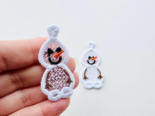Little Snowman Charm Christmas Ornament