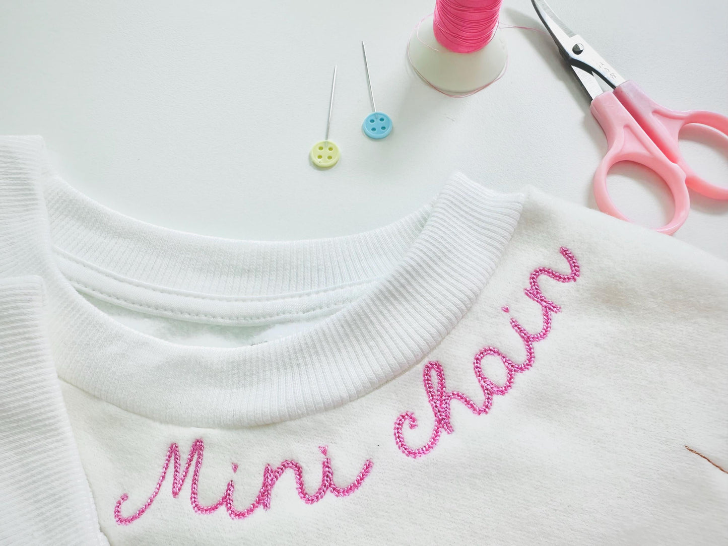 Tiny Chain FONT machine embroidery designs in mini sizes 0.6 up to 2