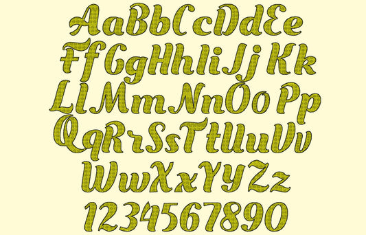 Scallops font Scalloped Mermaid Font