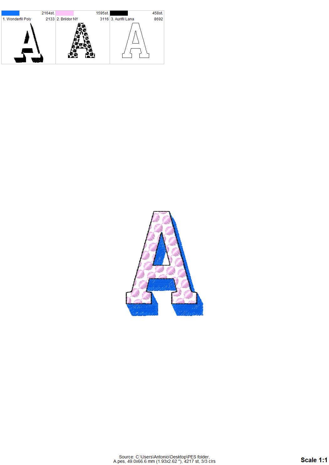 Polka Dot Shadow Font