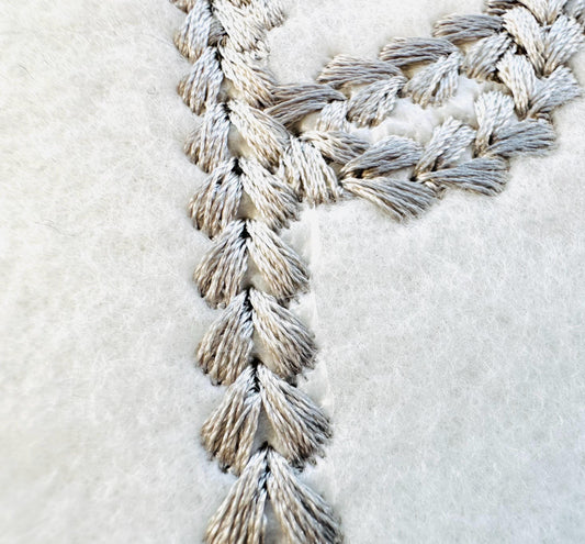 Chain Stitch Bow Set of 4