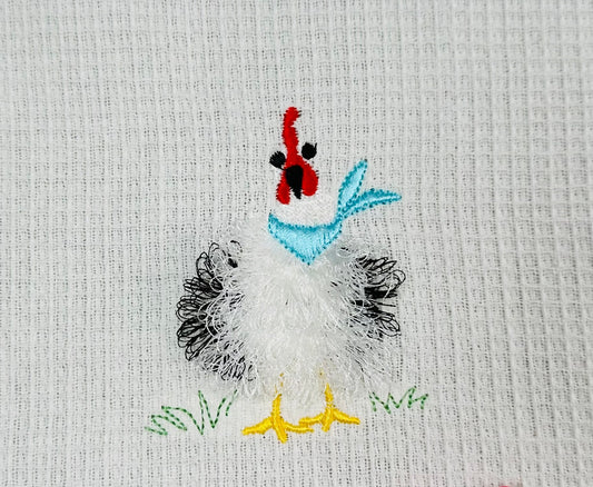 Fringed Chicken with Bandanna