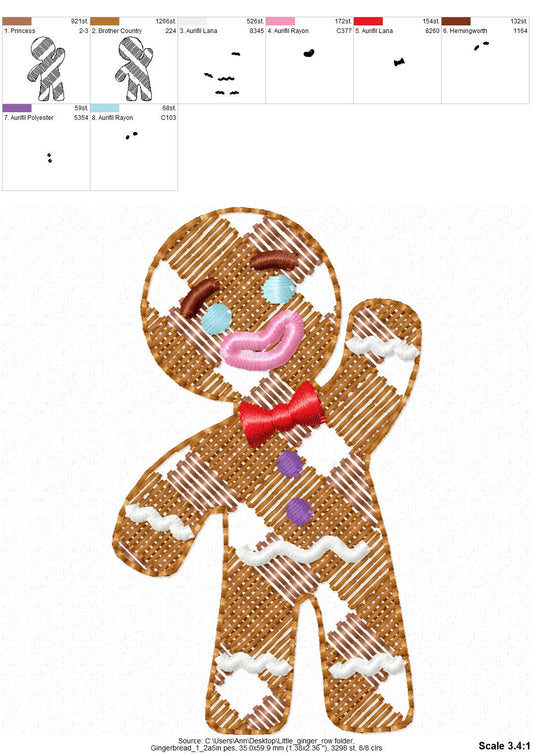 Little Plaid Gingerbread Man