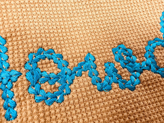 Extra Bold Chain FONT machine embroidery designs handwritten script