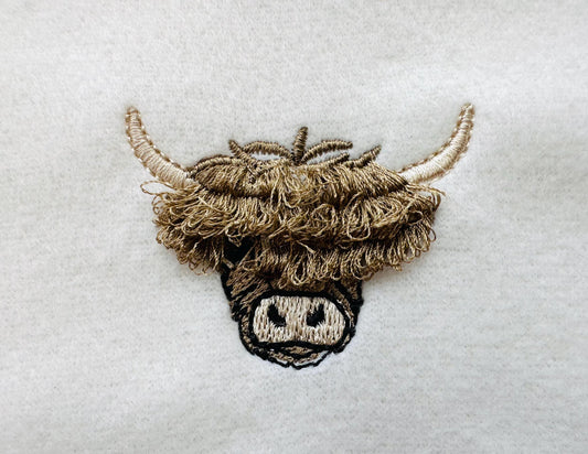 Mini Fringed Highland Cow