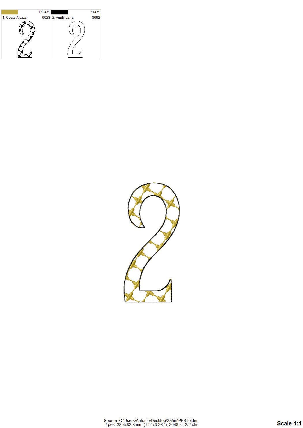 Classic Patterned Fishtail Font