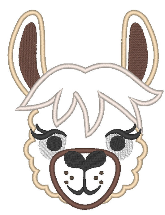 Llama Face Applique