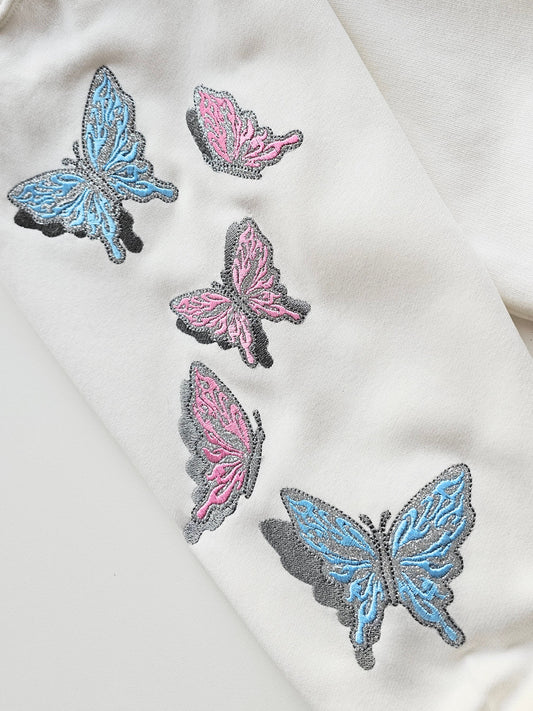 Stunning 3D effect Shadow Butterfly with glitter wings machine