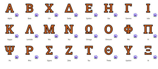 Mini Fill Sororities Greek Font