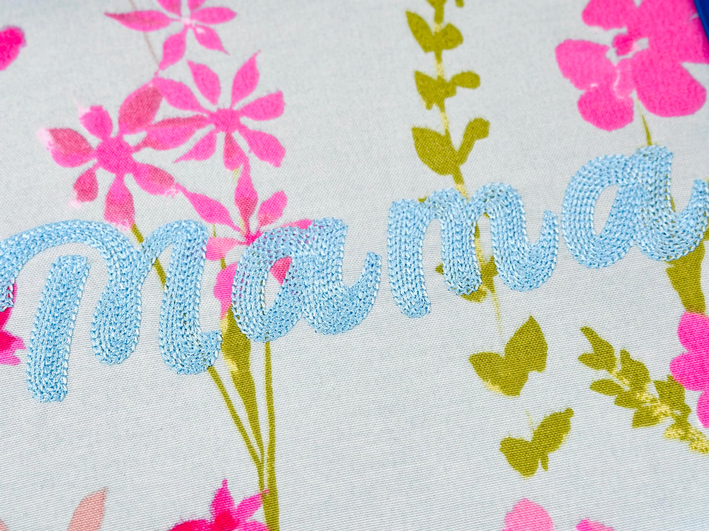 Wide Hand Stitch Effect Font