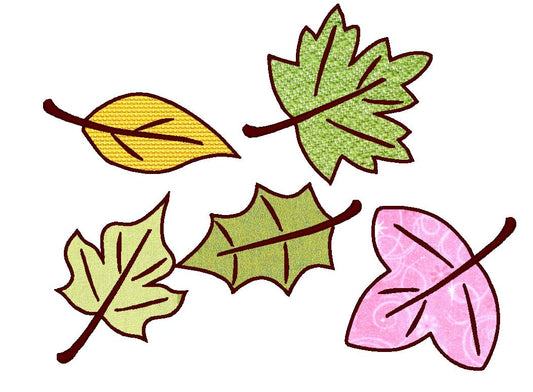 Single Leaf Applique Set
