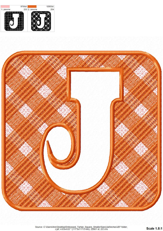 Embossed Terry Towel Monogram