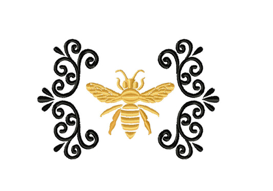 Monogram Regal Royal Bee Ornamental Frame