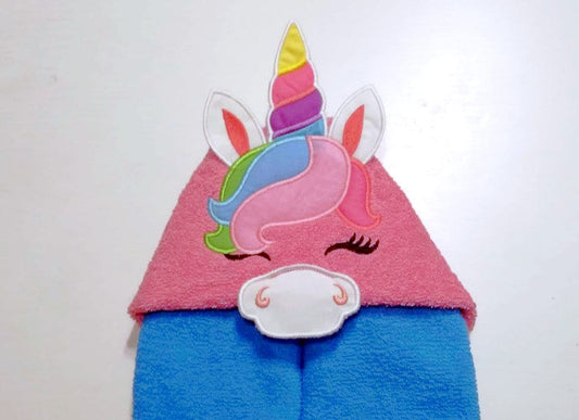 Unicorn Hooded Towel ITH