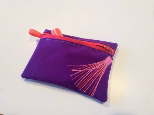 Tassel Pouch, Envelope ITH, Pocket, ITH, bag, zip bag, In The Hoop