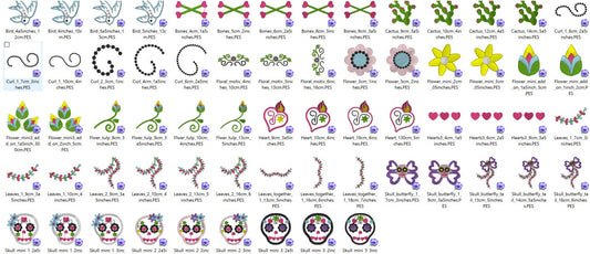 Sugar skull kids style Day of the dead collection, Calavera big set