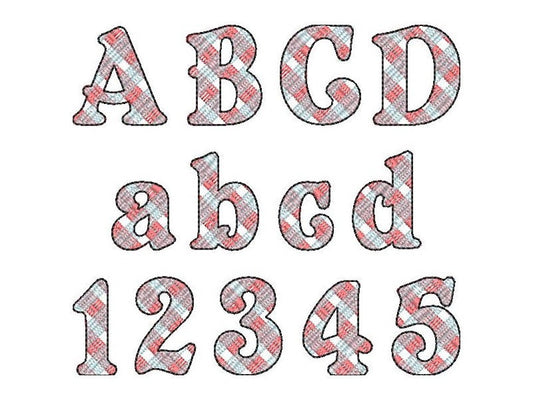 Old Fashioned Tartan Font